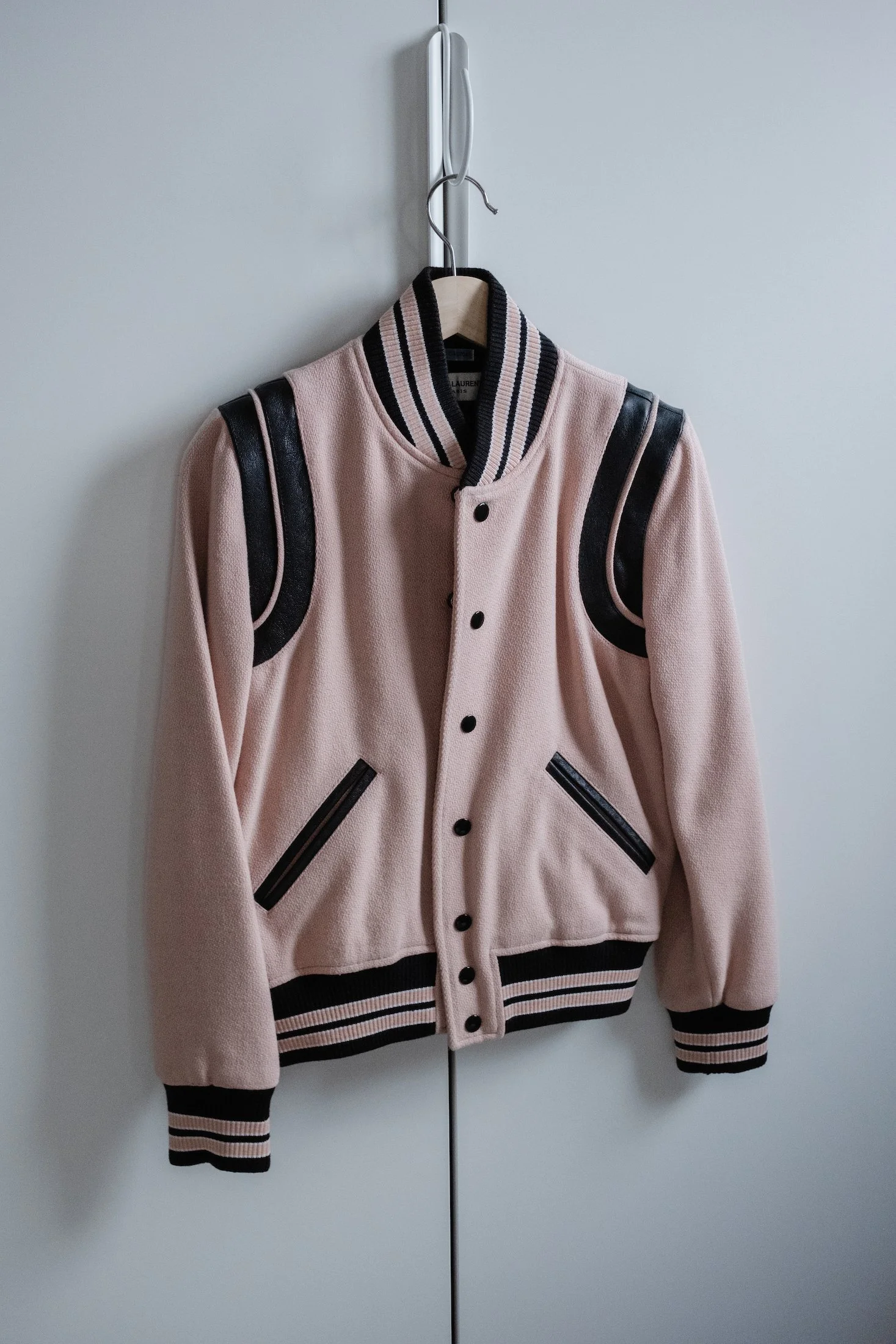 SAINT LAURENT Pink Teddy Jacket - Size 36 FR — woahstyle closet